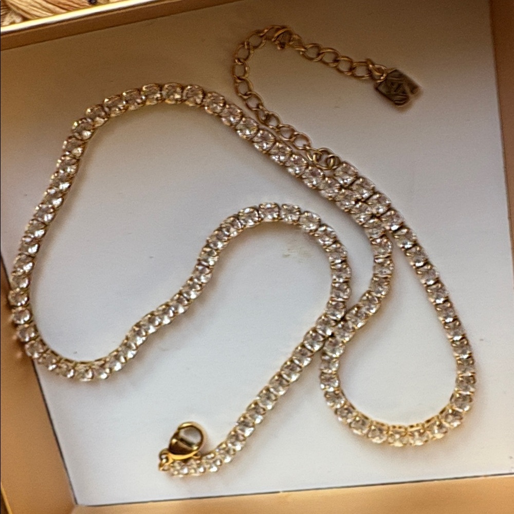 Abbott Lyon Tennis Gold Layered Necklace - Picture 2 of 9